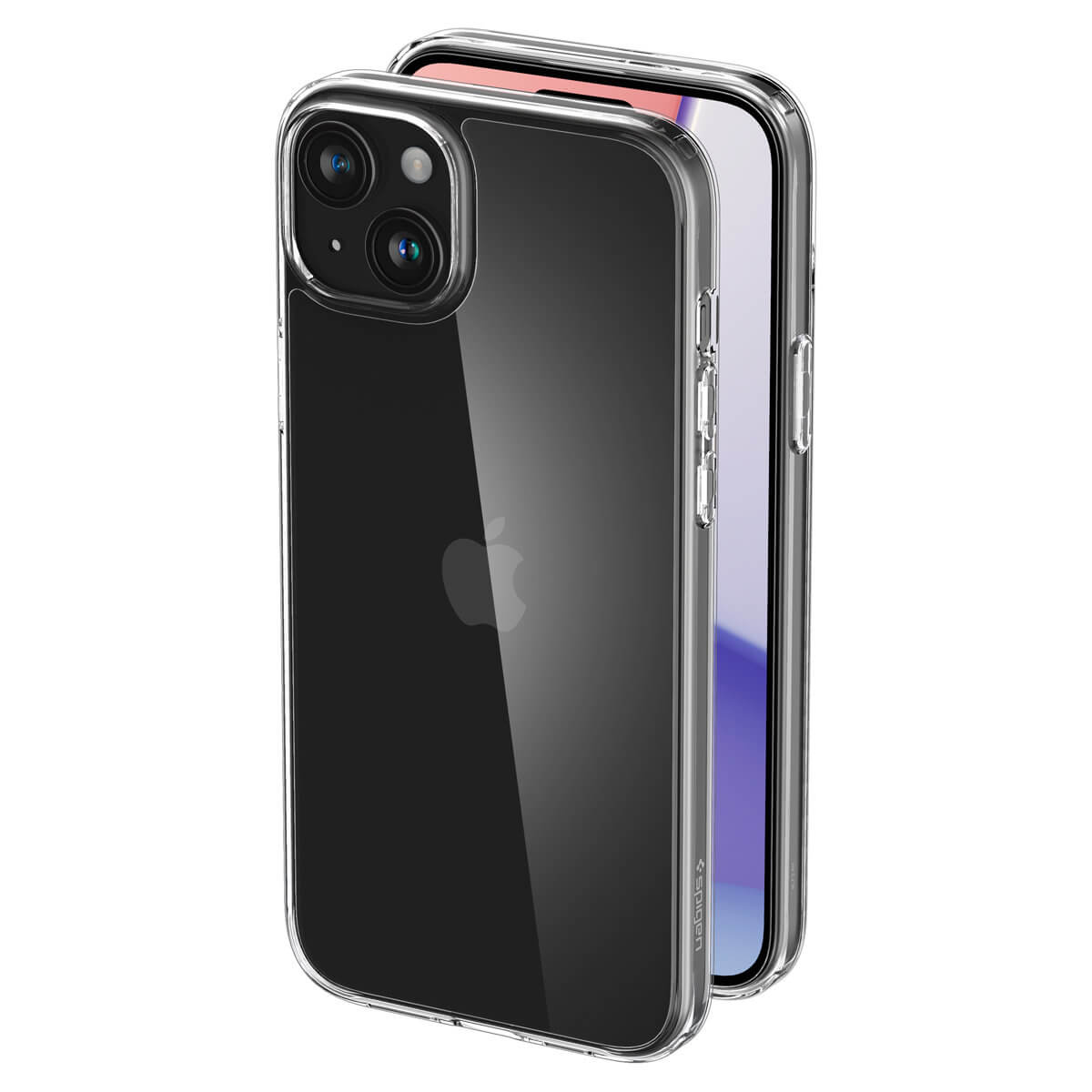 Spigen iPhone 15 Plus AirSkin Hybrid Σκληρή Θήκη - Crystal Clear