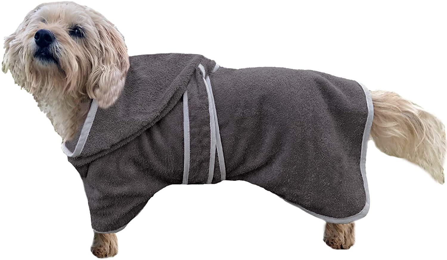 HOMELEVEL Μπουρνούζι Σκύλου - Small - Anthracite / Gray - 54844.73.1