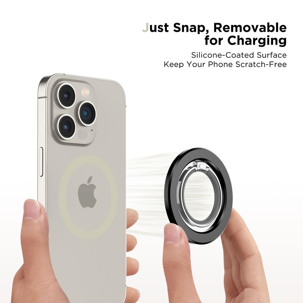Tech - Protect MMR300 Magsafe Ring Holder - Δαχτυλίδι Συγκράτησης Κινητού - Βάση Στήριξης - Black