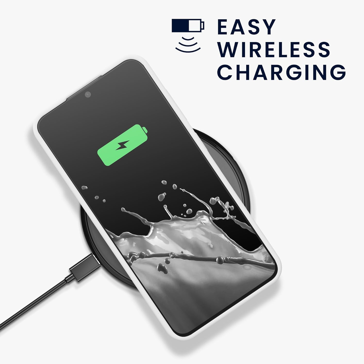 KW Samsung Galaxy S24 Θήκη Σιλικόνης Rubberized TPU - Matte White