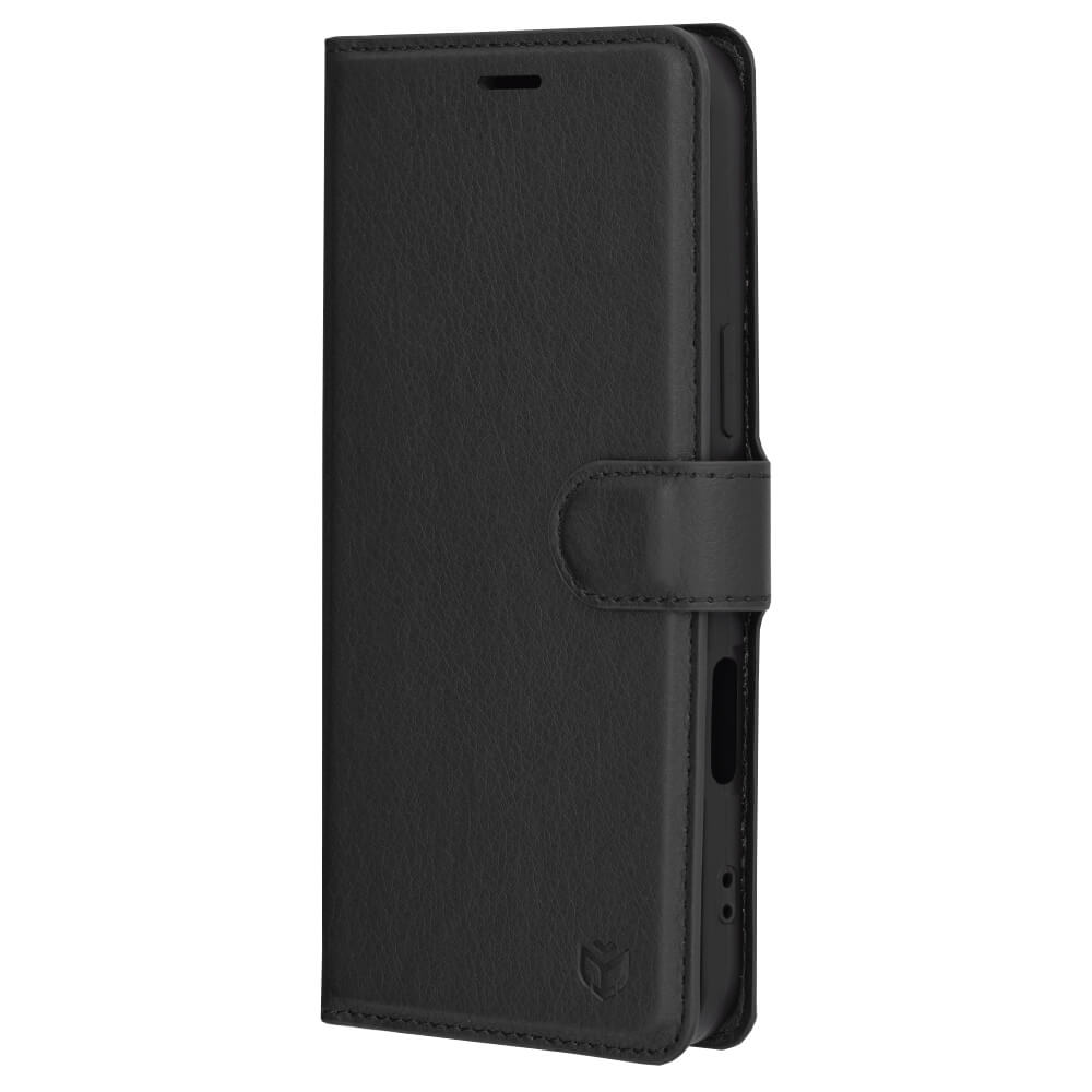 Techsuit iPhone 16 Plus - Leather Folio - Θήκη Πορτοφόλι από Δερματίνη με Stand - Black