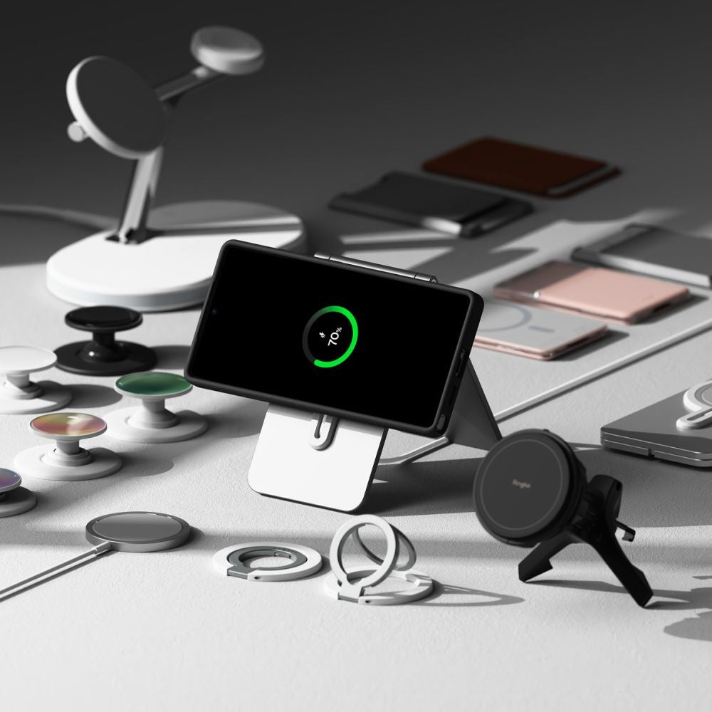 Ringke Samsung Galaxy S25 Ultra Silicone Magnetic MagSafe Case Θήκη Σιλικόνης με MagSafe - Black