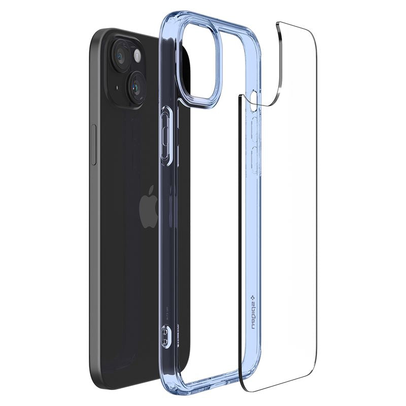 Spigen iPhone 15 Ultra Hybrid Σκληρή Θήκη με Πλαίσιο Σιλικόνης - Sky Crystal