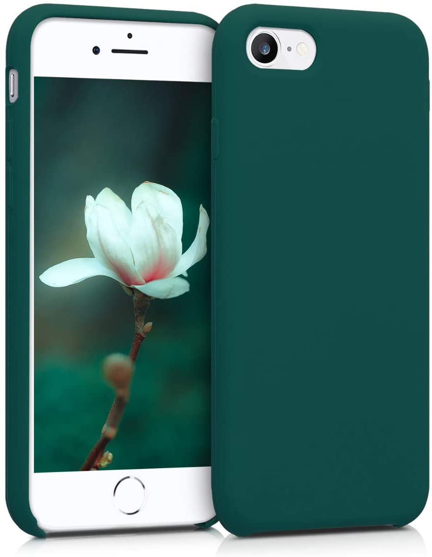 KW iPhone SE 2022 / SE 2020 / 7 / 8 Θήκη Σιλικόνης Rubber TPU - Turquoise Green - 40225.184
