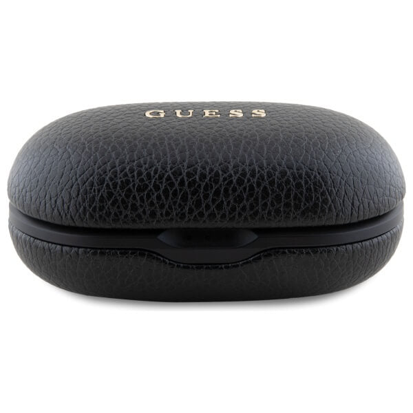 Guess TWS Grained Classic Logo - Bluetooth 5.3 - Ασύρματα ακουστικά για Κλήσεις / Μουσική - Black
