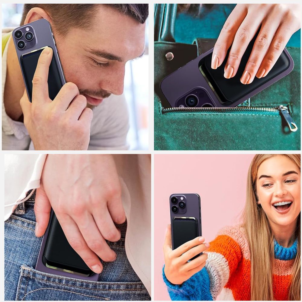 Tech-Protect MagWallet MagSafe Universal Magnetic Card Holder Μαγνητική Θήκη Καρτών - Navy Blue