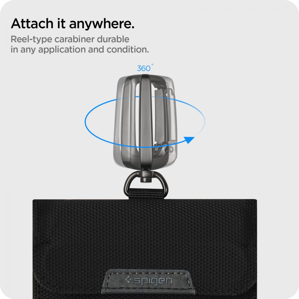 Spigen Faradaya Pouch RFID Signal Blocker Θήκη για Κλειδί Αυτοκινήτου Keyless Go - Black