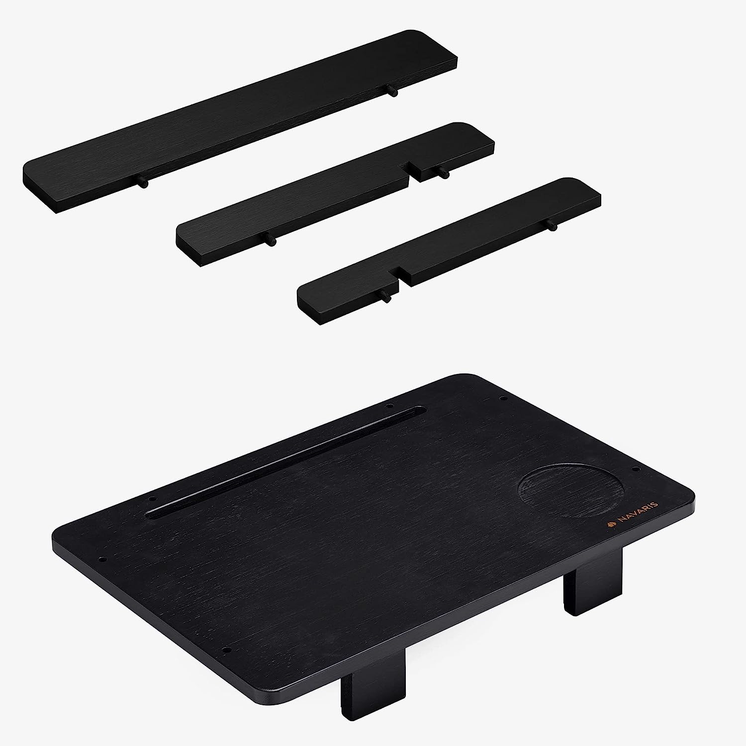 Navaris Κρεμαστό Κομοδίνο από Μπαμπού - Black - 52639.01.01