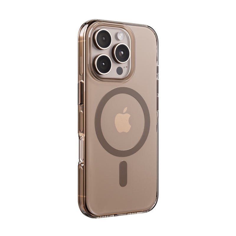 Crong iPhone 16 Pro Max Clear Mag Pro - Σκληρή Θήκη με MagSafe - Desert