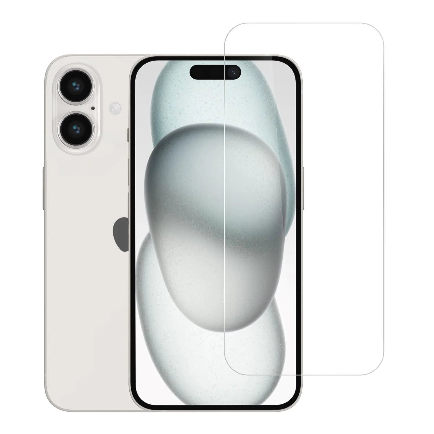 Tuniq iPhone 16 - Προστασία Οθόνης - Αντιχαρακτικό Γυαλί / Tempered Glass - Διάφανο