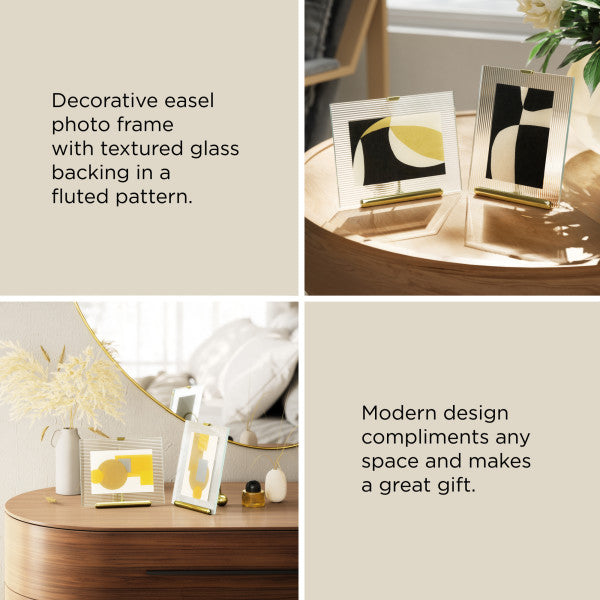 Umbra Flute Κορνίζα για Φωτογραφίες - 13 x 18 cm - Brass