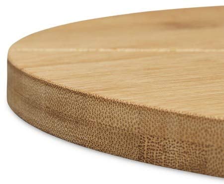 Relaxdays Σανίδα Κοπής και Σερβιρίσματος Πίτσας από Μπαμπού - Natural - 4052025202415
