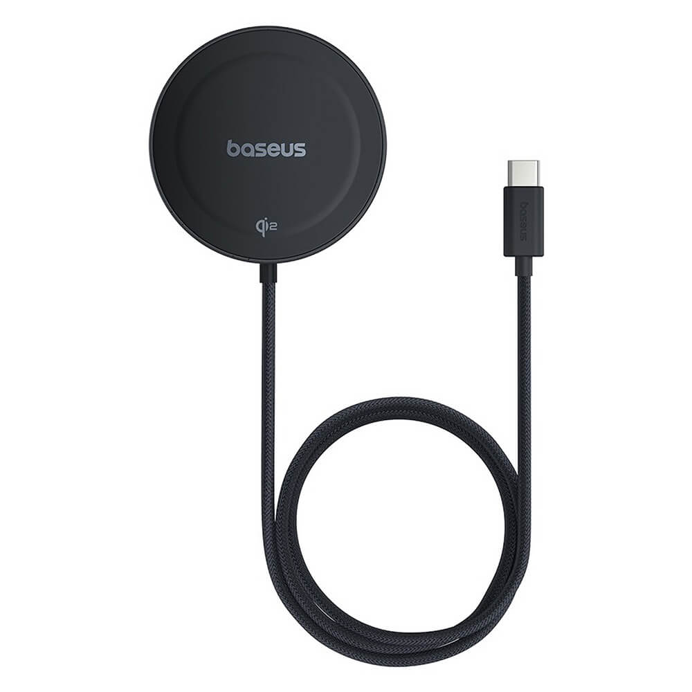 Baseus Simple Mini4 Air 15W Ασύρματος Φορτιστής MagSafe με Βάση - Cosmic Black