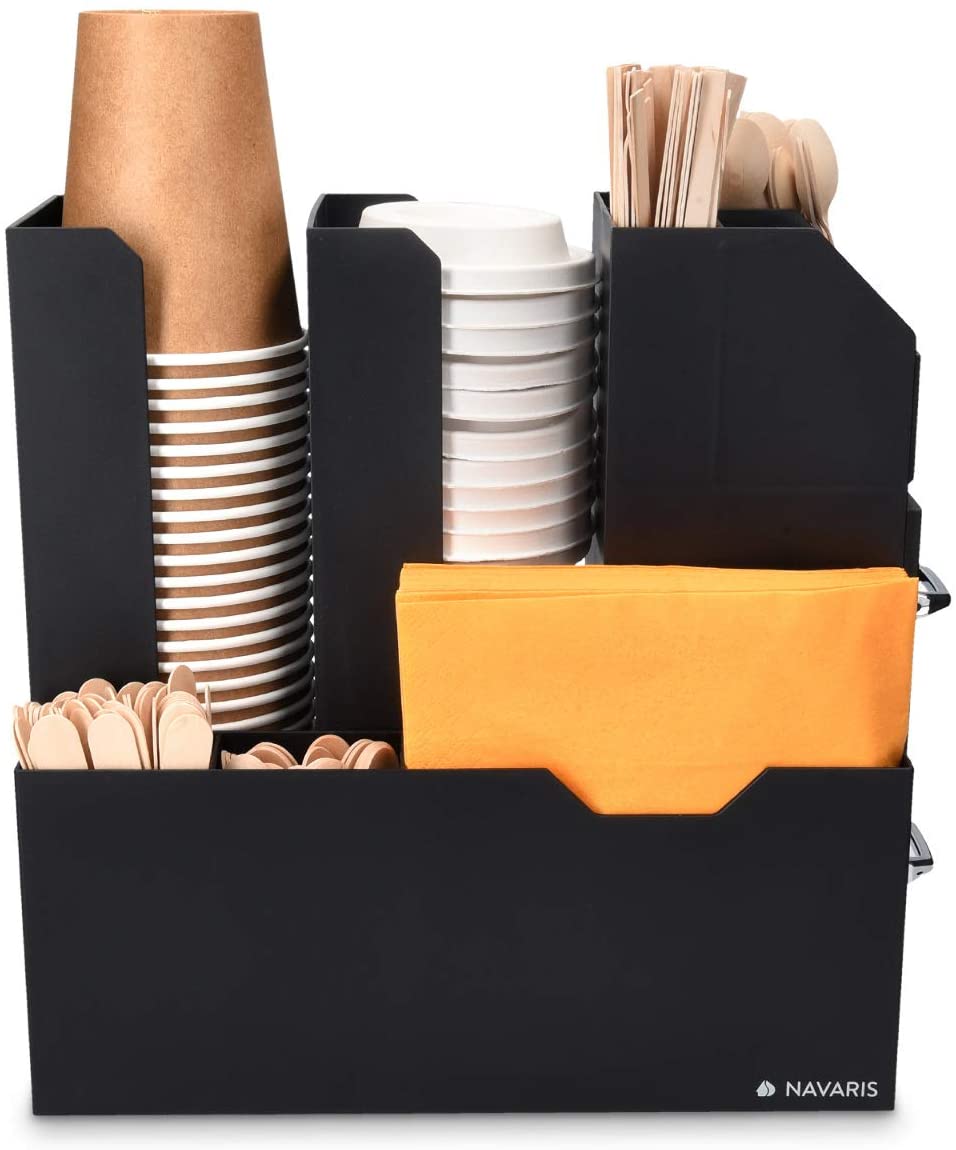 Navaris Αξεσουάρ για Οργάνωση και Αποθήκευση Καφέ και Τσάι - Black - 50262.01
