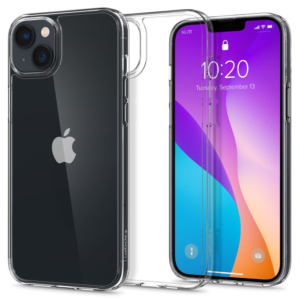 Spigen iPhone 14 Plus / iPhone 15 Plus AirSkin Hybrid Σκληρή Θήκη - Crystal Clear