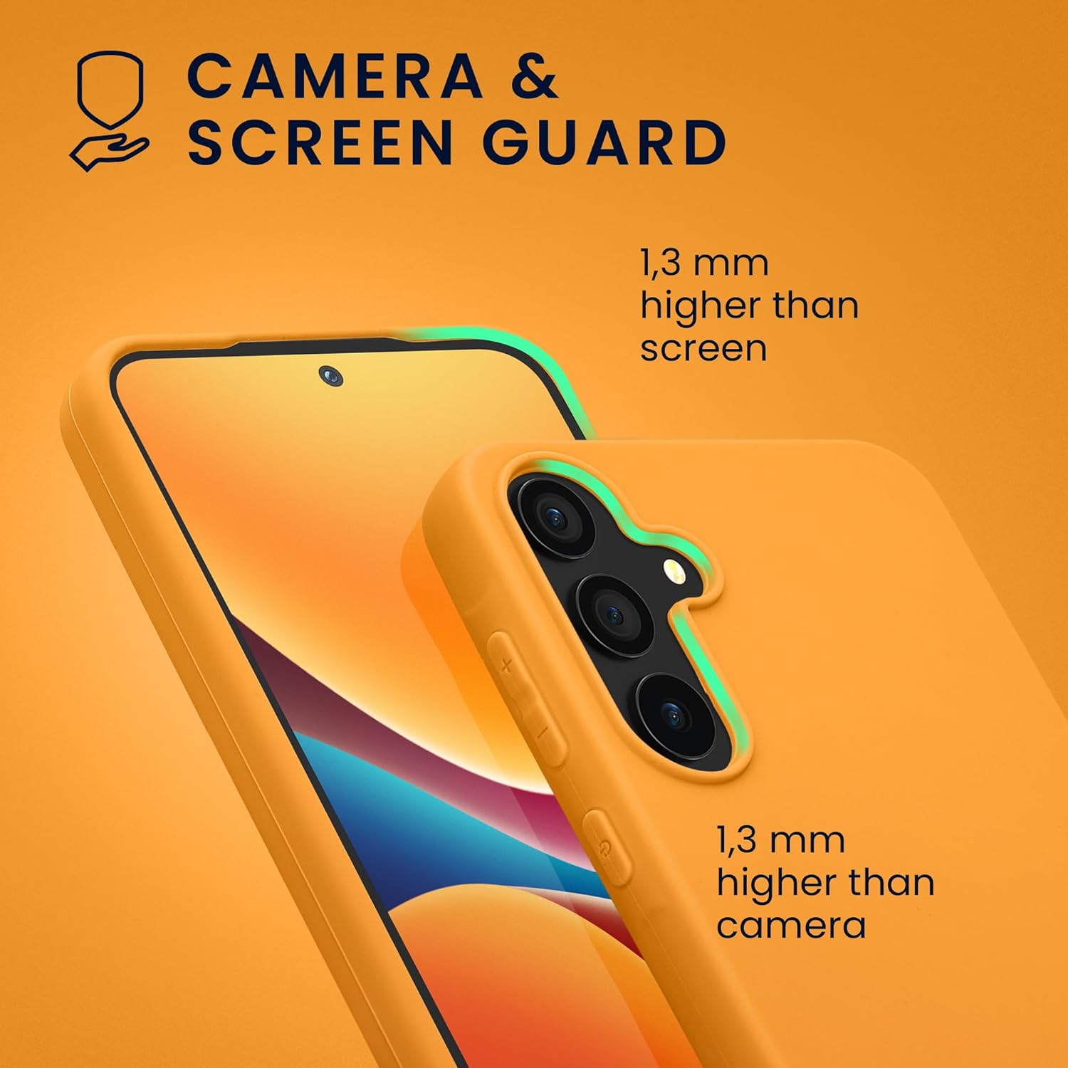 KW Samsung Galaxy A55 5G Λεπτή Θήκη Σιλικόνης TPU - Fruity Orange