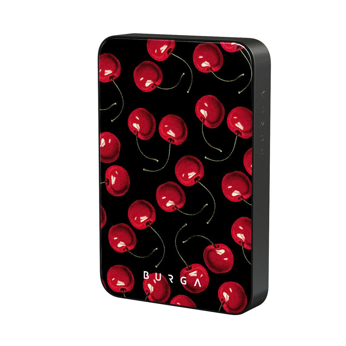 Burga Μαγνητικό Ασύρματο MagSafe PowerBank 5000mAh με Καλώδιο Type - C to Type - C - Gunmetal - Cherrybomb