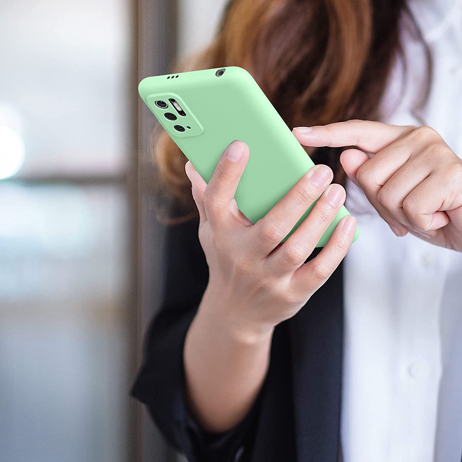 KW Xiaomi Poco M3 Pro 5G Θήκη Σιλικόνης TPU - Mint Green Matte - 55363.50