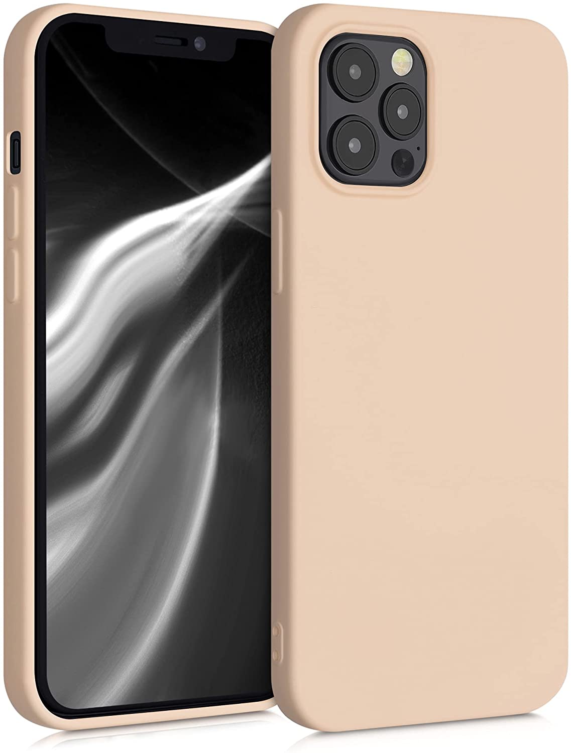 KW iPhone 12 Pro Max Θήκη Σιλικόνης Rubberized TPU - Mother of Pearl - 52714.154