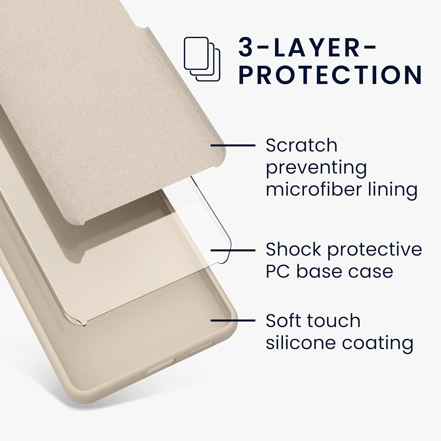 KW Samsung Galaxy A35 5G Θήκη Σιλικόνης Rubberized TPU - Matte Cream