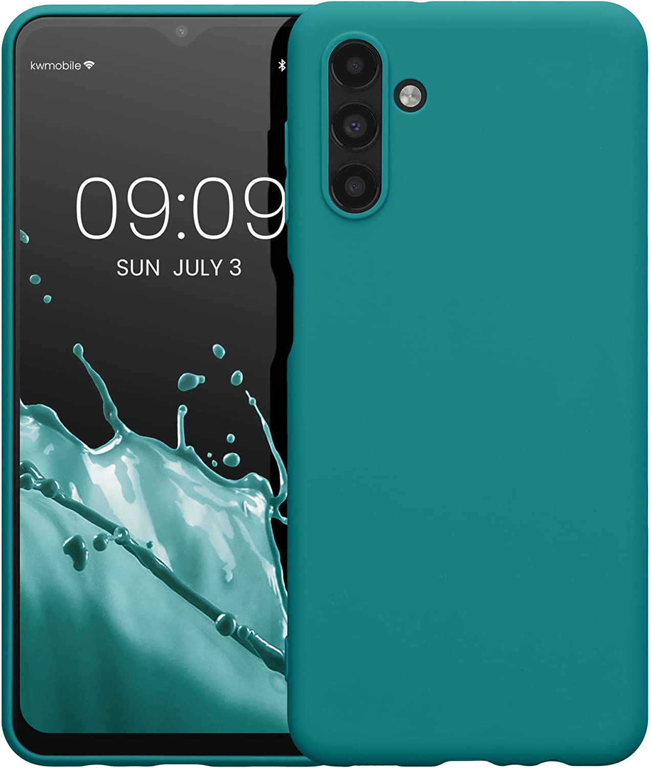 KW Samsung Galaxy A13 5G Θήκη Σιλικόνης TPU - Matte Petrol - 58919.57