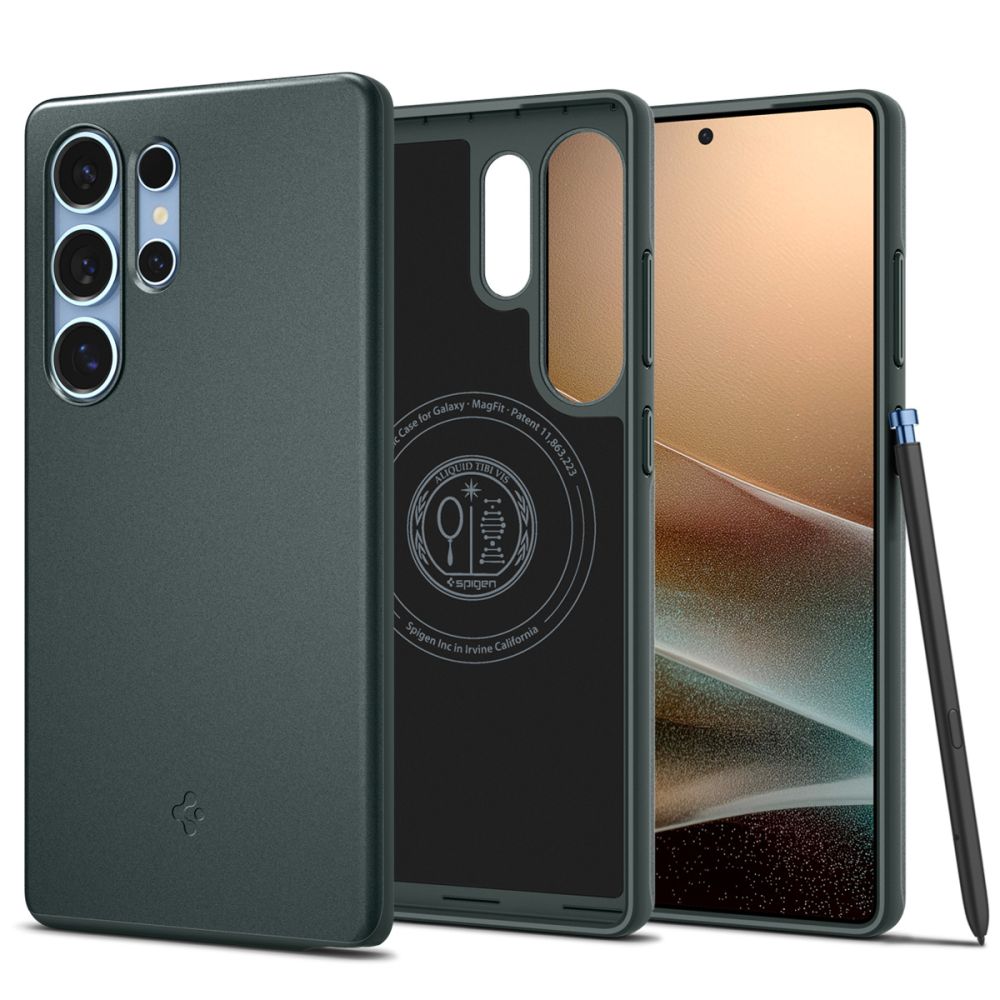 Spigen Samsung Galaxy S25 Ultra Thin Fit Mag Θήκη με MagSafe - Abyss Green