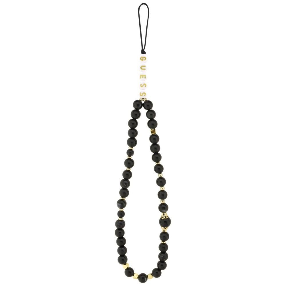 Guess iPhone 17 Pro Max - 4G Strap 4G Classic Logo - Σκληρή Θήκη με Επένδυση Συνθετικού Δέρματος και Λουράκι - Black - GUHCP17XP4GMGSK