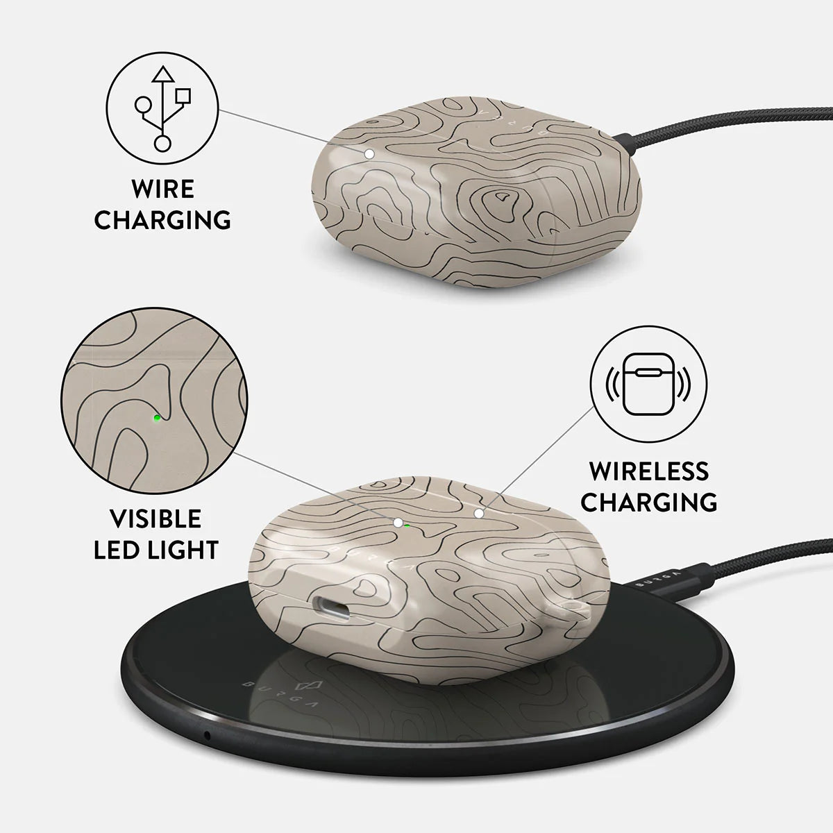 Burga AirPods 3 Σκληρή Θήκη - Wild Terrain