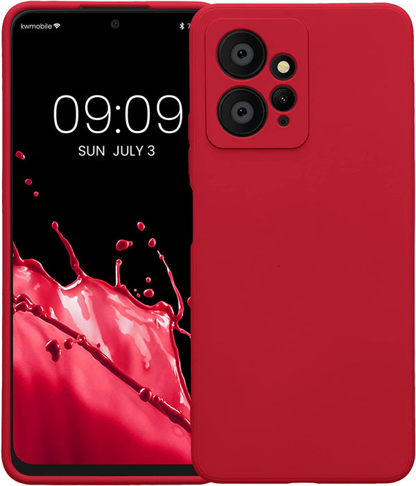 KW Xiaomi Redmi Note 12 4G Θήκη Σιλικόνης Rubberized TPU - Sweet Cherry - 61170.229