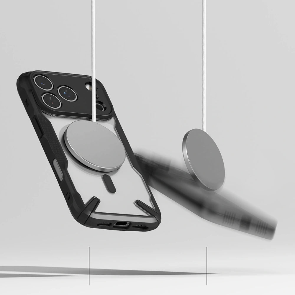 Ringke iPhone 17 Pro Max - Fusion X Magnetic MagSafe - Σκληρή Θήκη με Πλαίσιο Σιλικόνης και MagSafe - Black