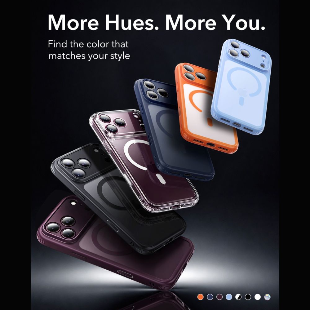 ESR iPhone 18 Pro / iPhone 17 Pro - Σετ με Θήκη Classic Hybrid MagSafe και Αντιχαρακτικό Γυαλί Οθόνης - Clear / Black