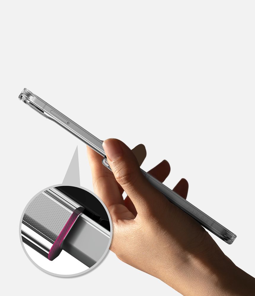 Ringke Samsung Galaxy Z Flip8 - Σκληρή Θήκη με Πλαίσιο Σιλικόνης - Fusion Flap - Clear