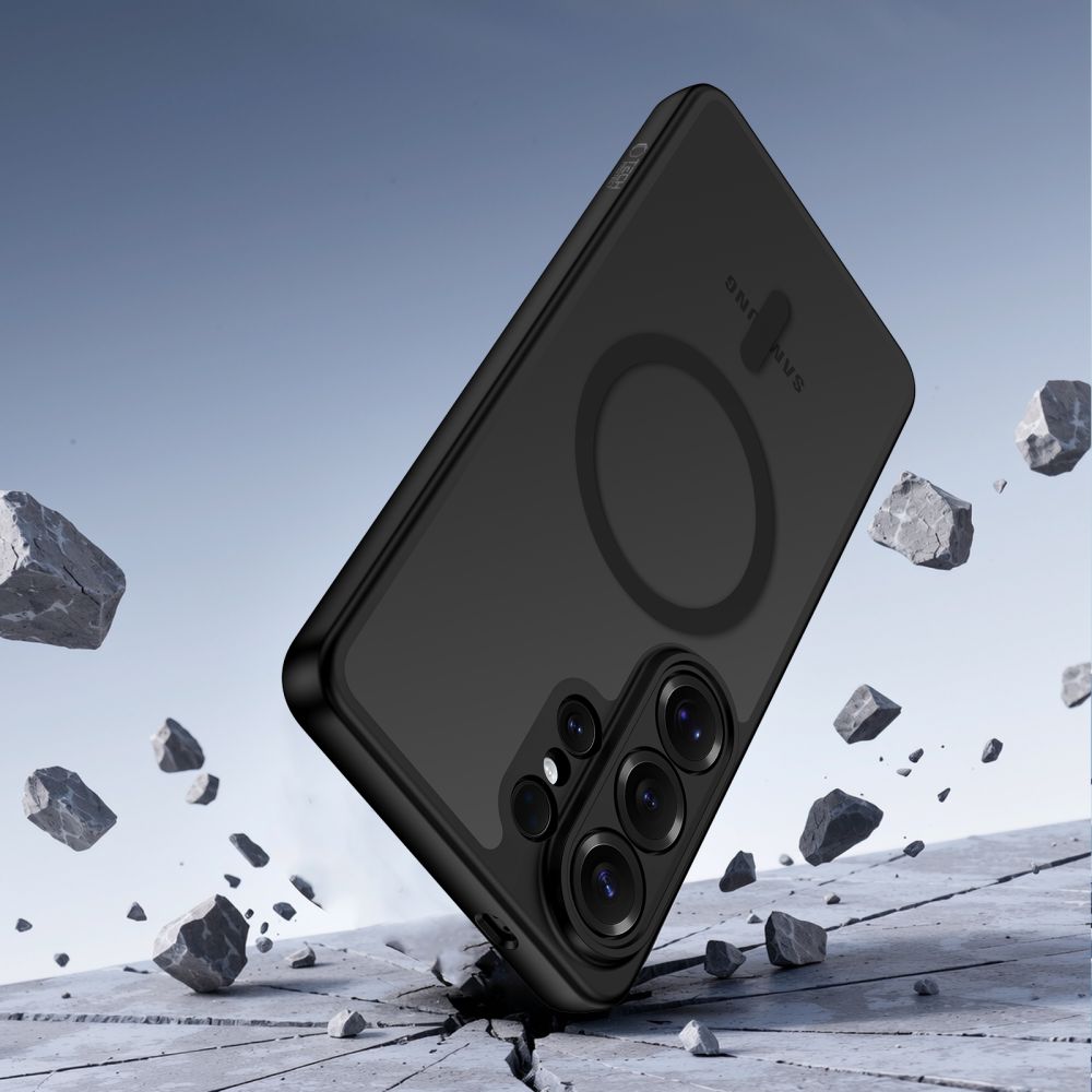 Tech - Protect Samsung Galaxy S26 Ultra - Σκληρή Θήκη με Πλαίσιο Σιλικόνης και MagSafe - BasicMag - Matte Black