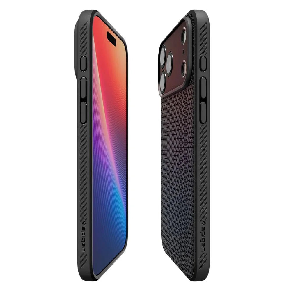 Spigen iPhone 17 Pro Max - Liquid Air - Θήκη Σιλικόνης - Matte Black