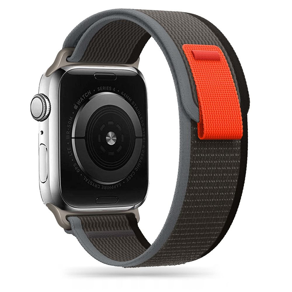 Tech - Protect Λουράκι Apple Watch 8/9/10/11 - SE (1/2/3) - Ultra (1/2/3) – 44/45/46/49mm Nylon - Black / Orange