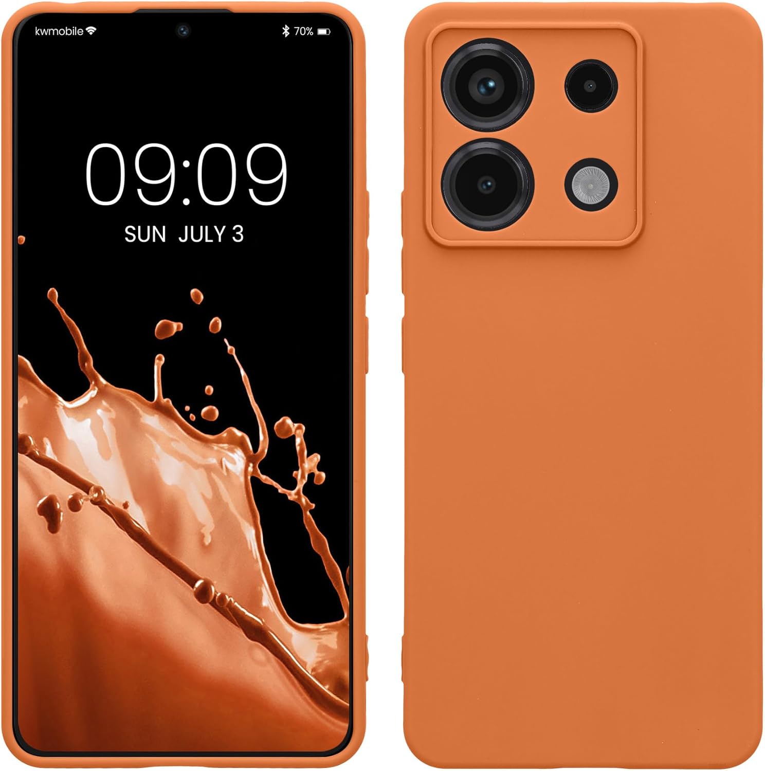 KW Xiaomi Redmi Note 13 Pro 5G / Poco X6 5G Θήκη Σιλικόνης TPU - Warm Apricot