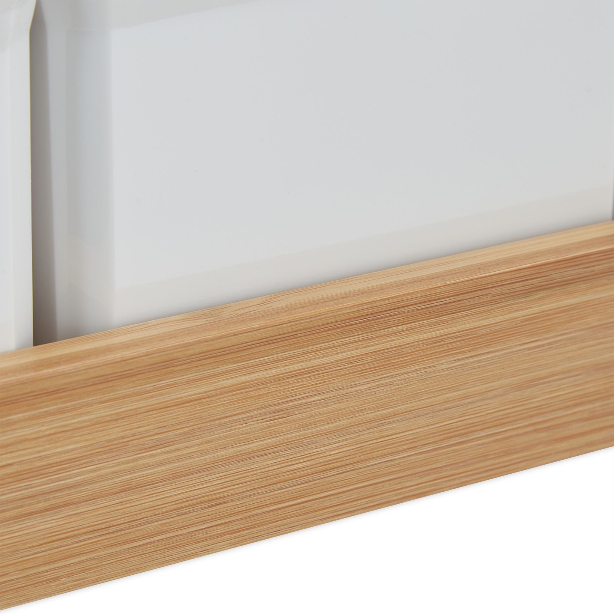 Relaxdays Σετ με 3 Βάζα Αποθήκευσης με Κουτάλι και Καπάκι από Μπαμπού - Light Brown / White - 4052025983512