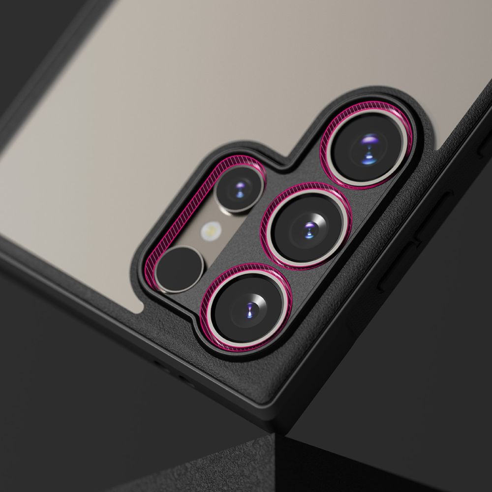 Ringke Samsung Galaxy S24 Ultra Fusion Bold Σκληρή Θήκη με Πλαίσιο Σιλικόνης - Black / Διάφανη