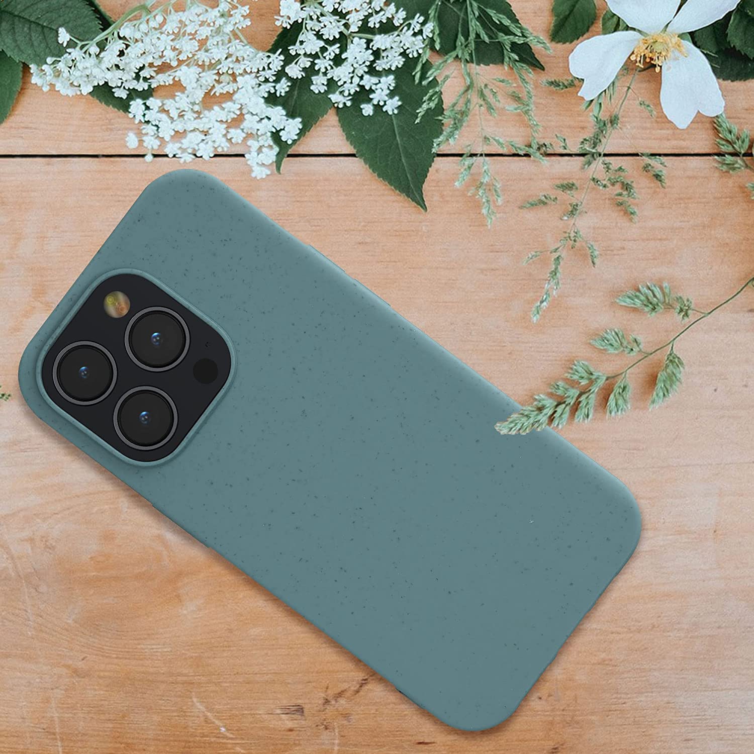 Kalibri iPhone 14 Pro Θήκη Σιλικόνης TPU με Ανακυκλώσιμο και Βιοδιασπώμενο Υλικό - Arctic Night - 59219.207