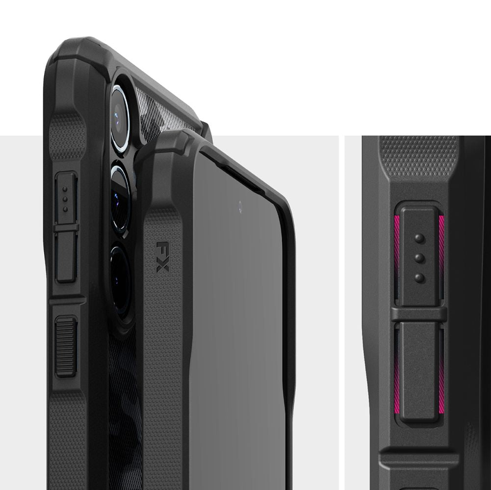 Ringke Samsung Galaxy A55 5G Fusion X Σκληρή Θήκη με Πλαίσιο Σιλικόνης - Camo Black