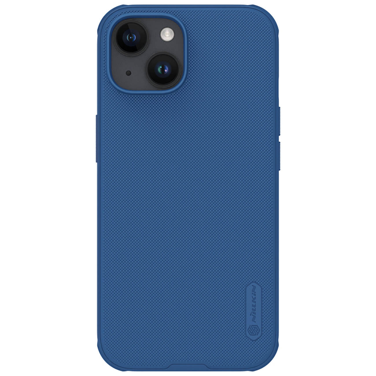 Nillkin iPhone 15 Super Frosted Shield Pro Σκληρή Θήκη με Πλαίσιο Σιλικόνης - Blue