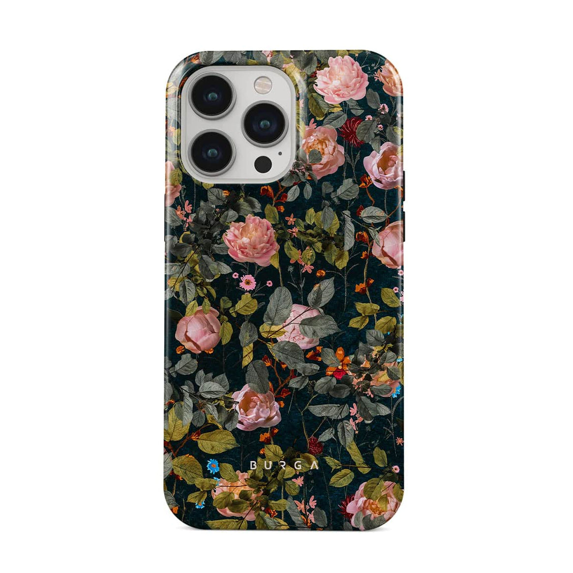 Burga iPhone 15 Pro Fashion Tough MagSafe Σκληρή Θήκη με MagSafe - Bloomy Garden