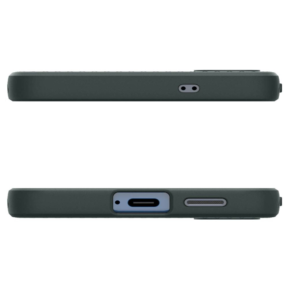 Spigen Samsung Galaxy S25 Liquid Air Θήκη Σιλικόνης - Abyss Green