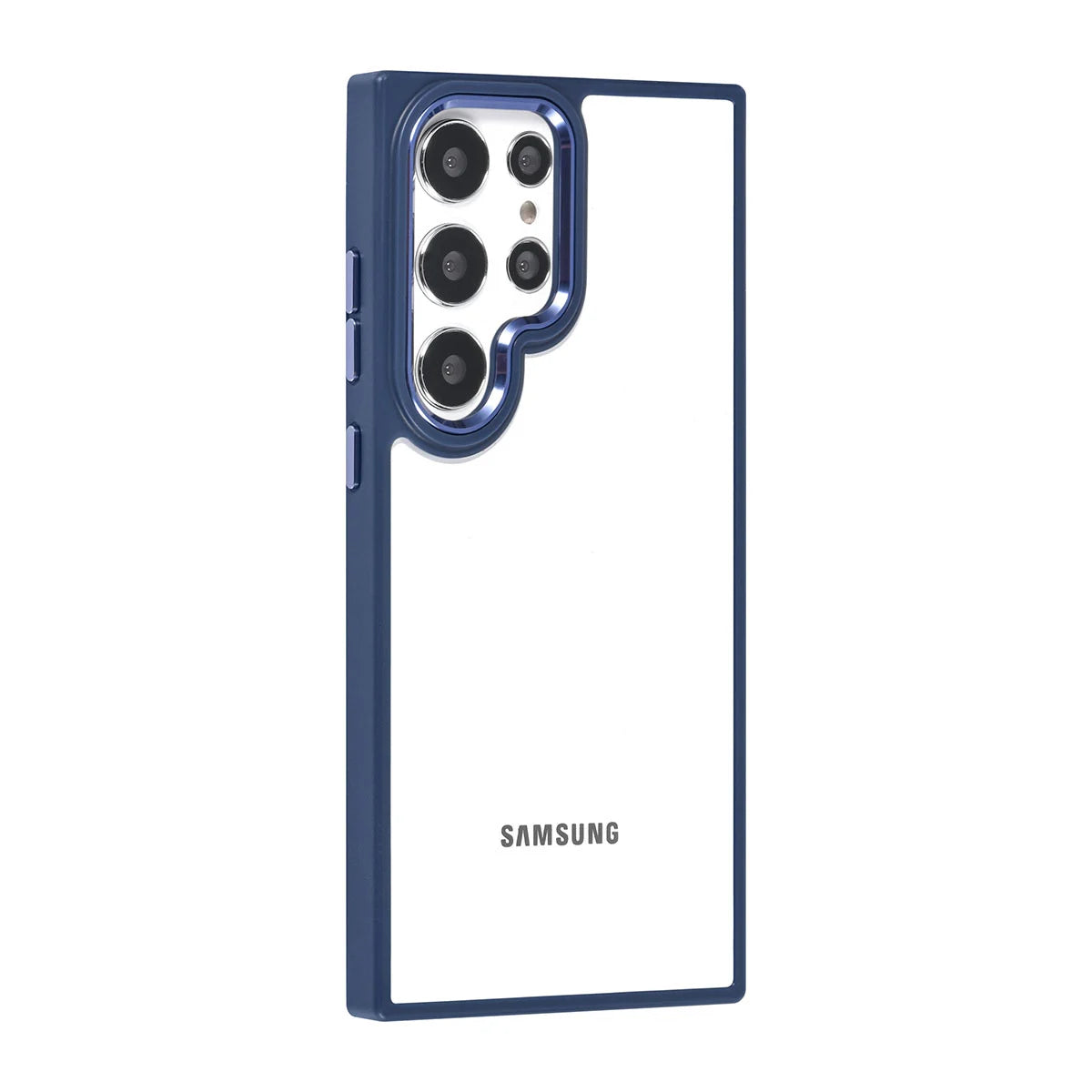 Tuniq Samsung Galaxy S24 Ultra - Σκληρή Θήκη με Πλαίσιο Σιλικόνης - Μπλε / Διάφανο