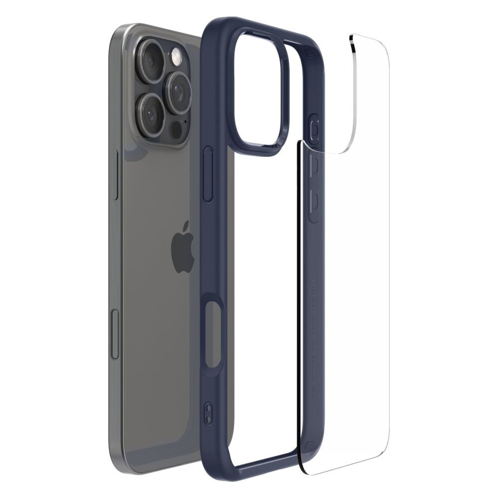 Spigen iPhone 16 Pro Ultra Hybrid Σκληρή Θήκη με Πλαίσιο Σιλικόνης - Navy Blue