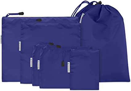 Navaris 7 Set Travel Storage Bags Σετ με 7 Σάκους Ταξιδιού - Dark blue - 50581.17.01