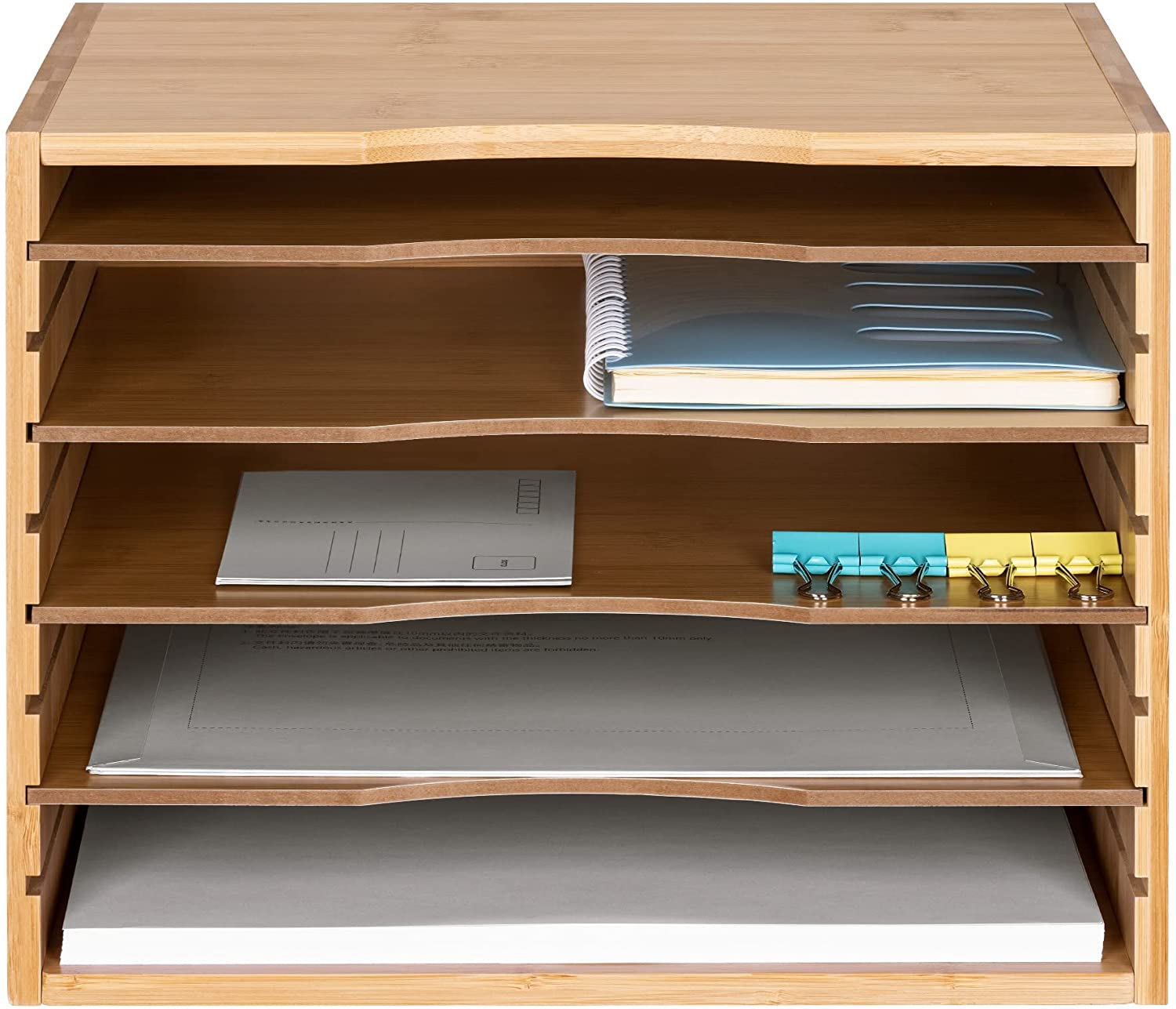 Navaris Βάση Οργάνωσης Εγγράφων από Bamboo - Light Brown - 54271.2