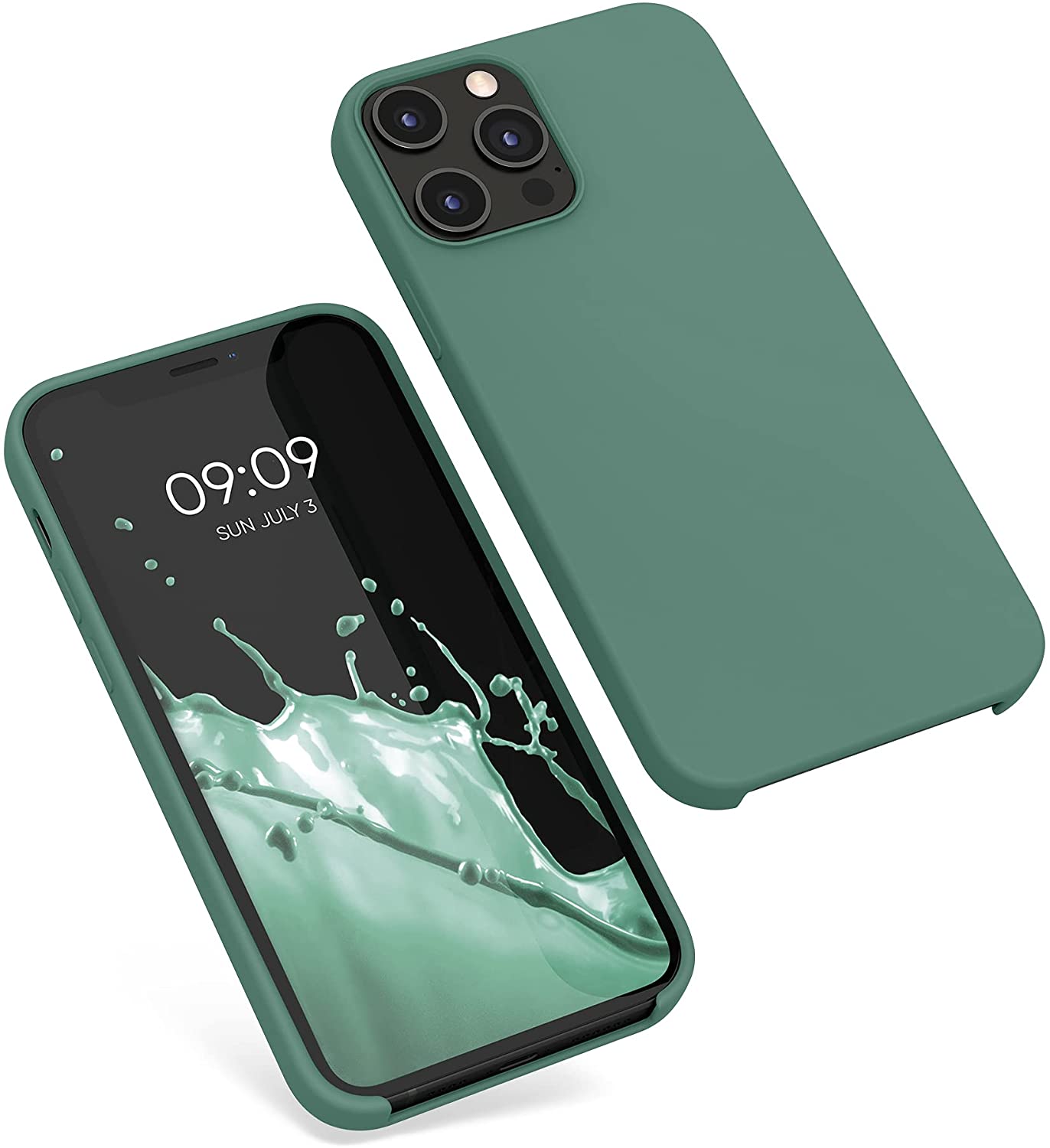 KW iPhone 12 Pro Max Θήκη Σιλικόνης Rubber TPU - Forest Green - 52644.166