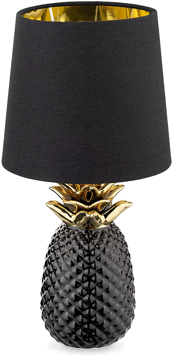 Navaris Desk Lamp Επιτραπέζιο Φωτιστικό - Ανανάς - 35cm - Black - 49150.01.01