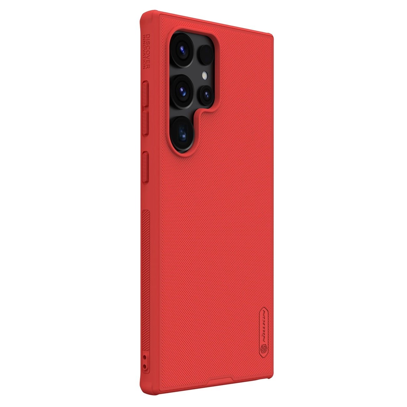Nillkin Samsung Galaxy S24 Ultra Super Frosted Shield Pro Σκληρή Θήκη με Πλαίσιο Σιλικόνης - Red